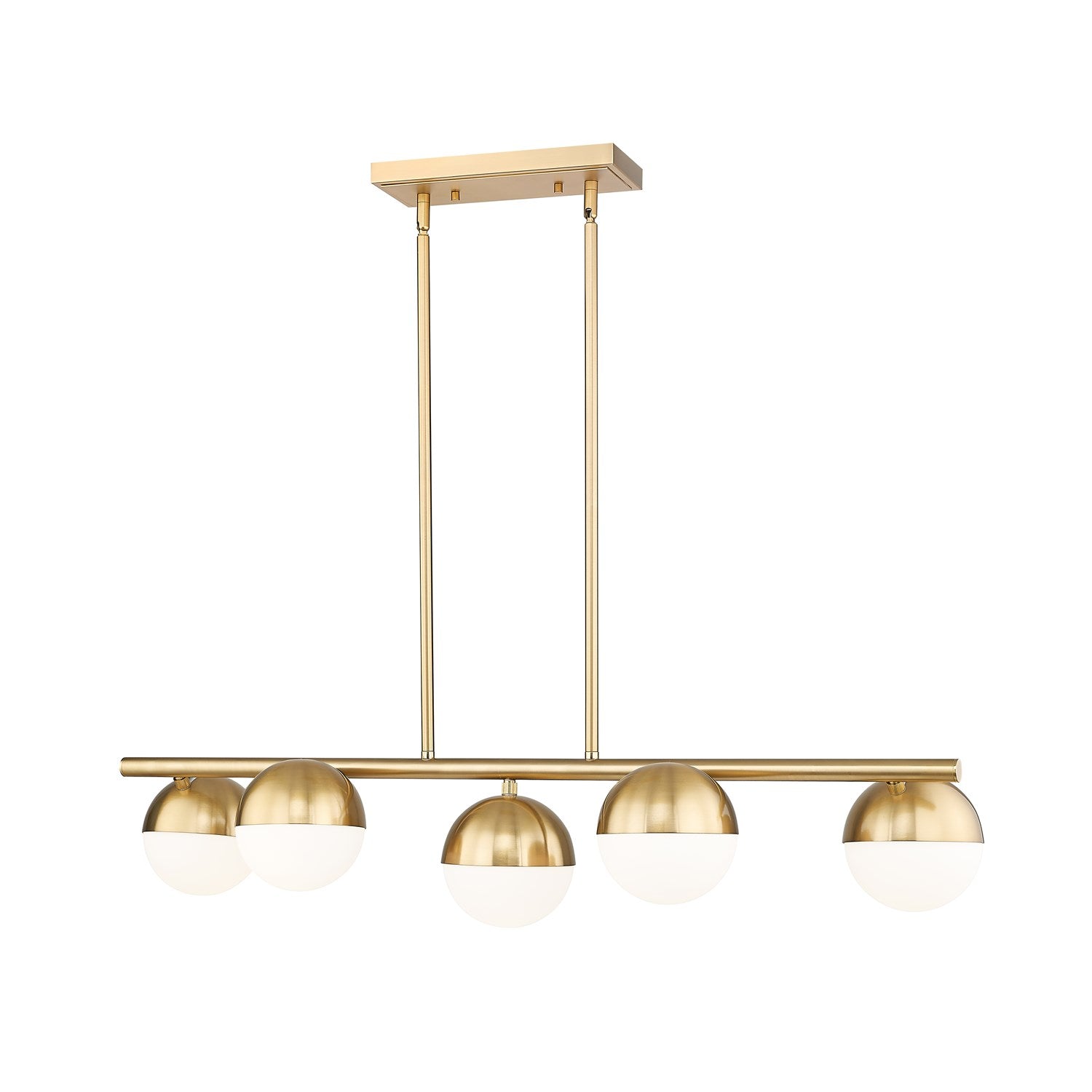 5 Light Linear Chandelier by Z-Lite
