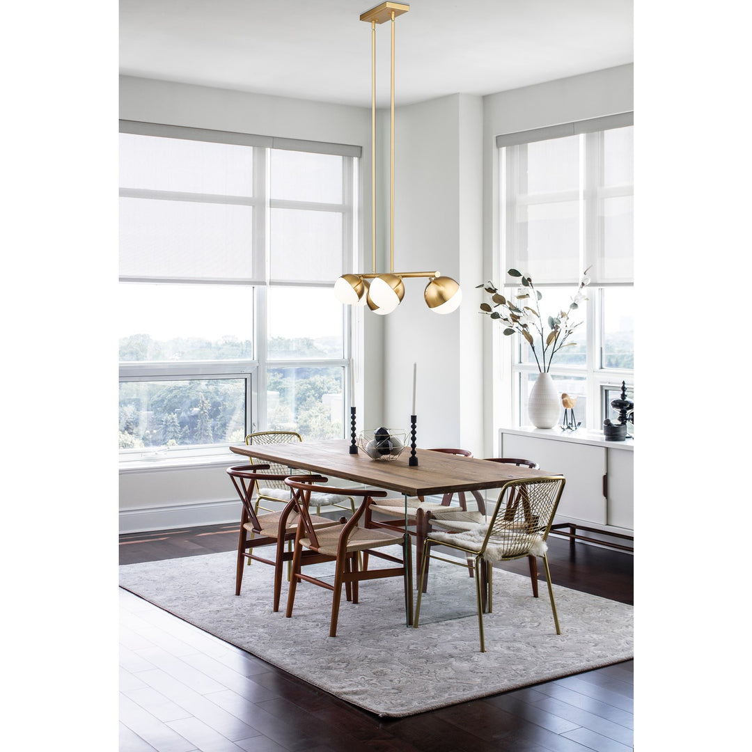 5 Light Linear Chandelier