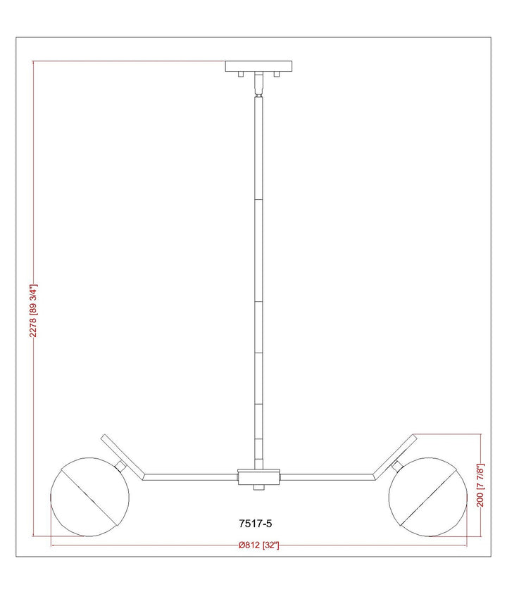 5 Light Chandelier