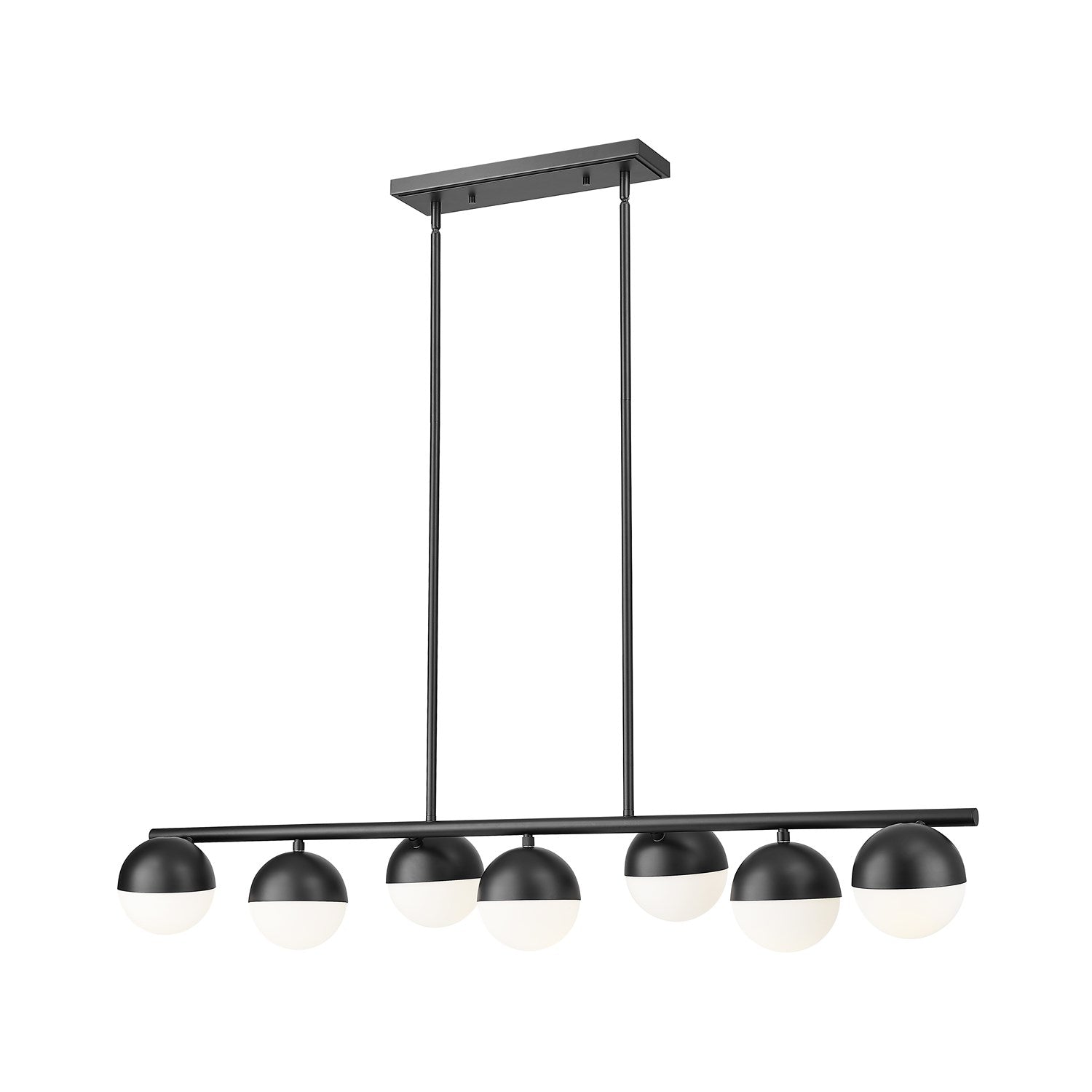7 Light Linear Chandelier by Z-Lite