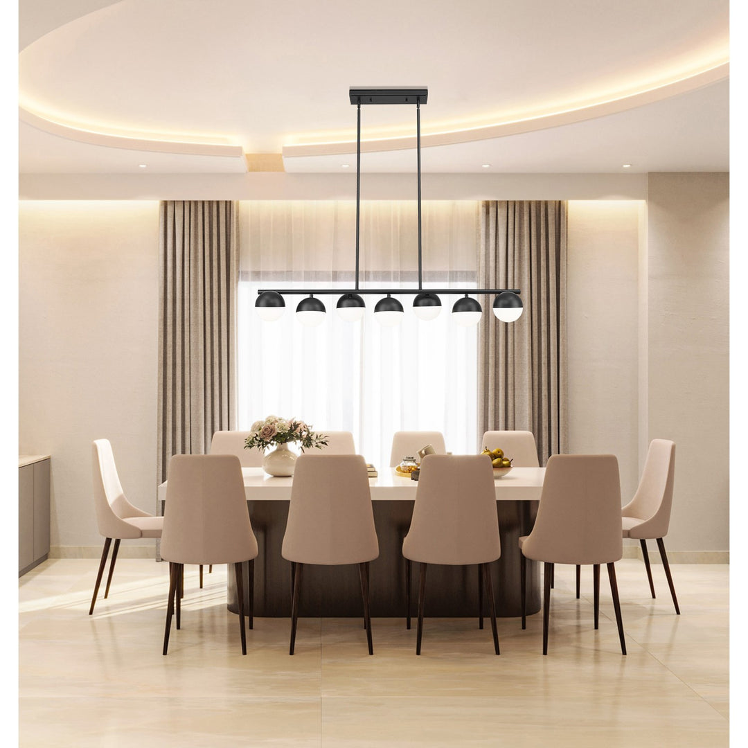 7 Light Linear Chandelier