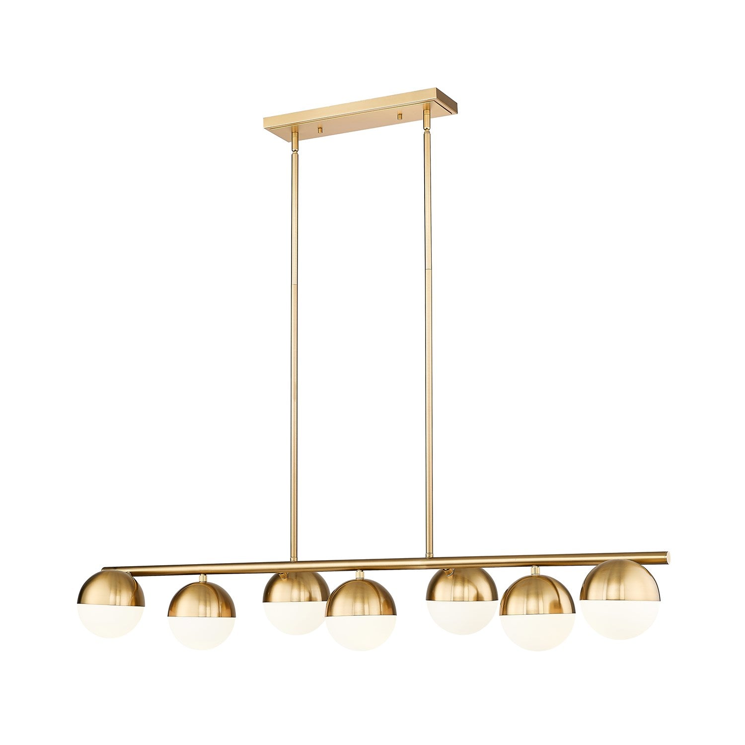 7 Light Linear Chandelier by Z-Lite