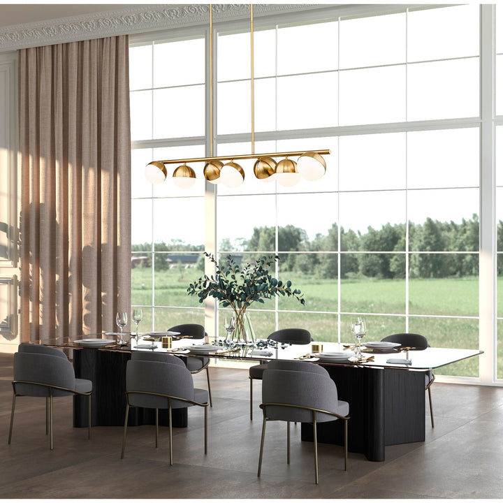 7 Light Linear Chandelier