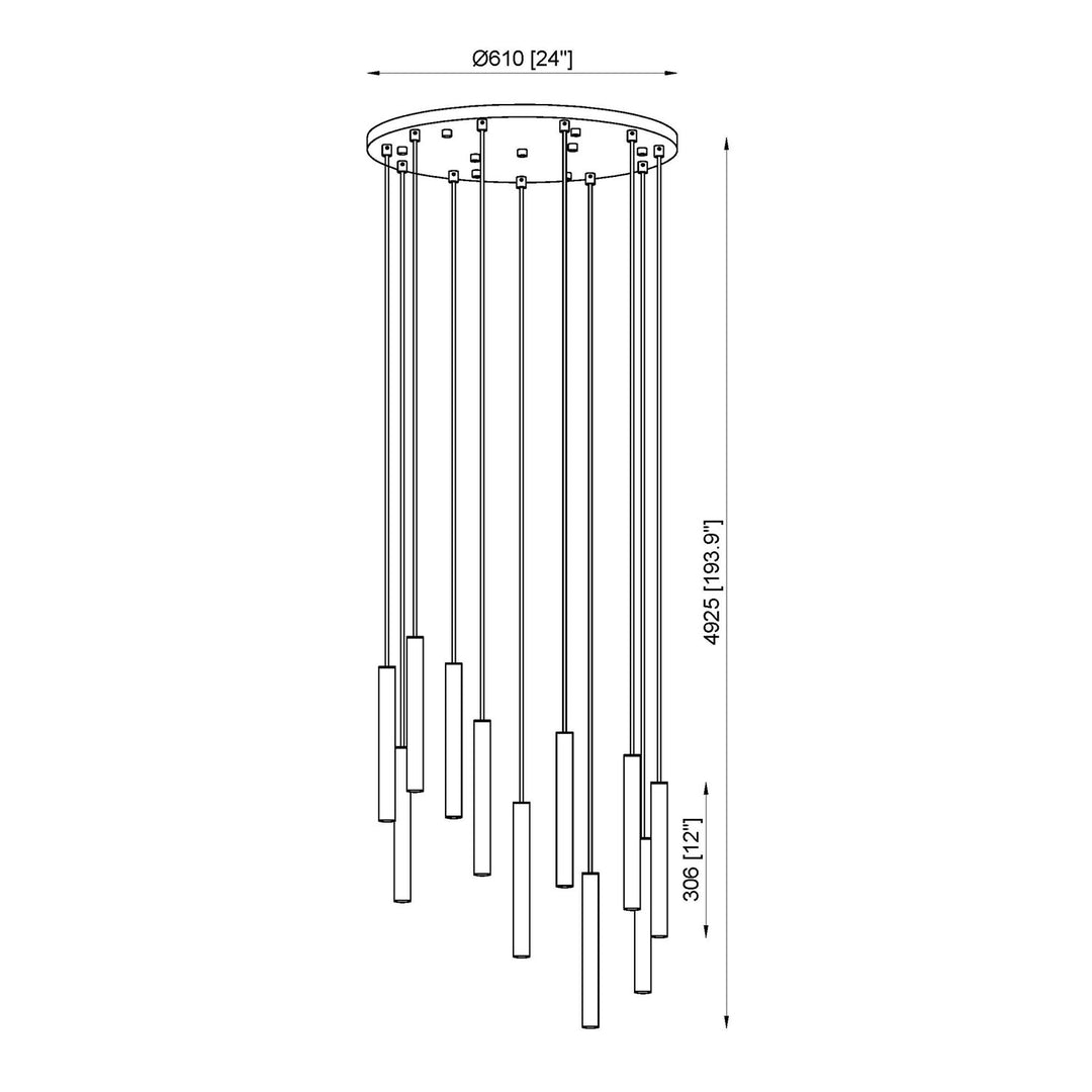 11 Light Chandelier