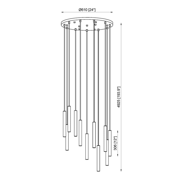 11 Light Chandelier