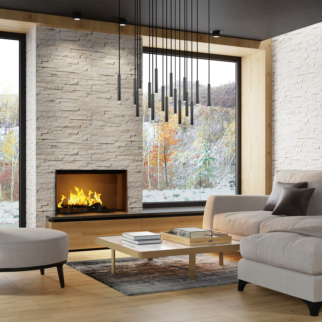 17 Light Linear Chandelier