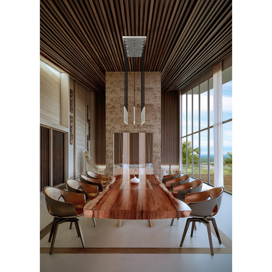 23 Light Linear Chandelier