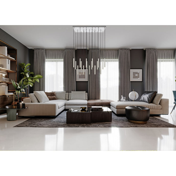 23 Light Linear Chandelier