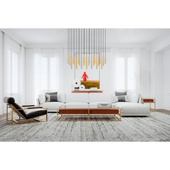 23 Light Linear Chandelier