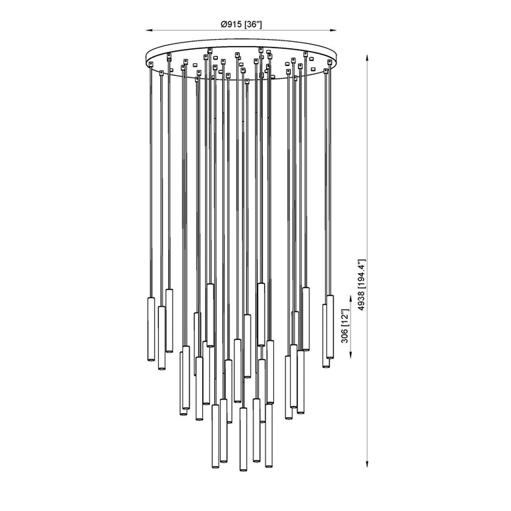 27 Light Chandelier
