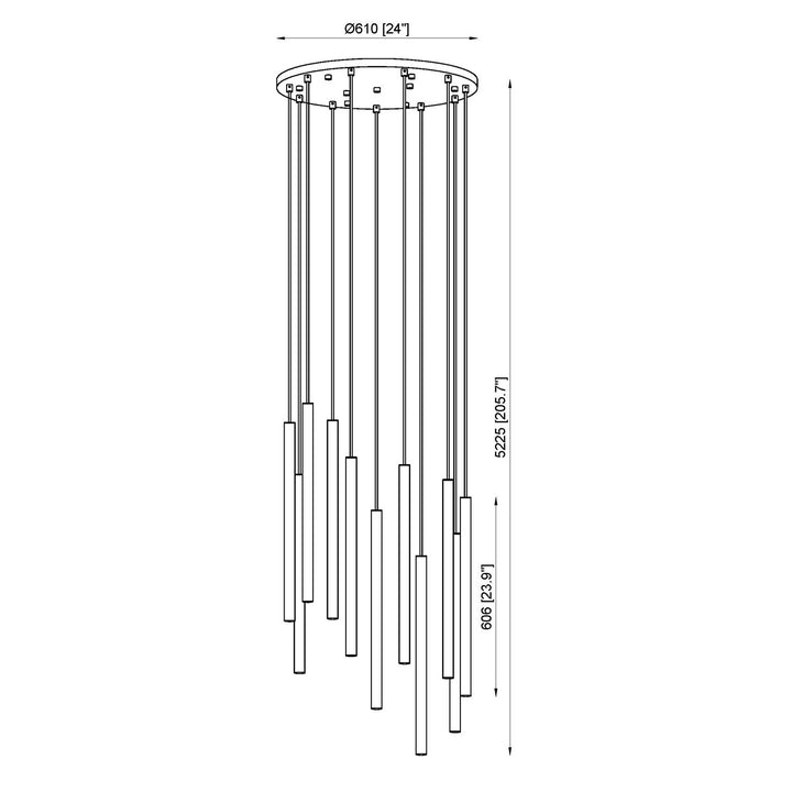11 Light Chandelier