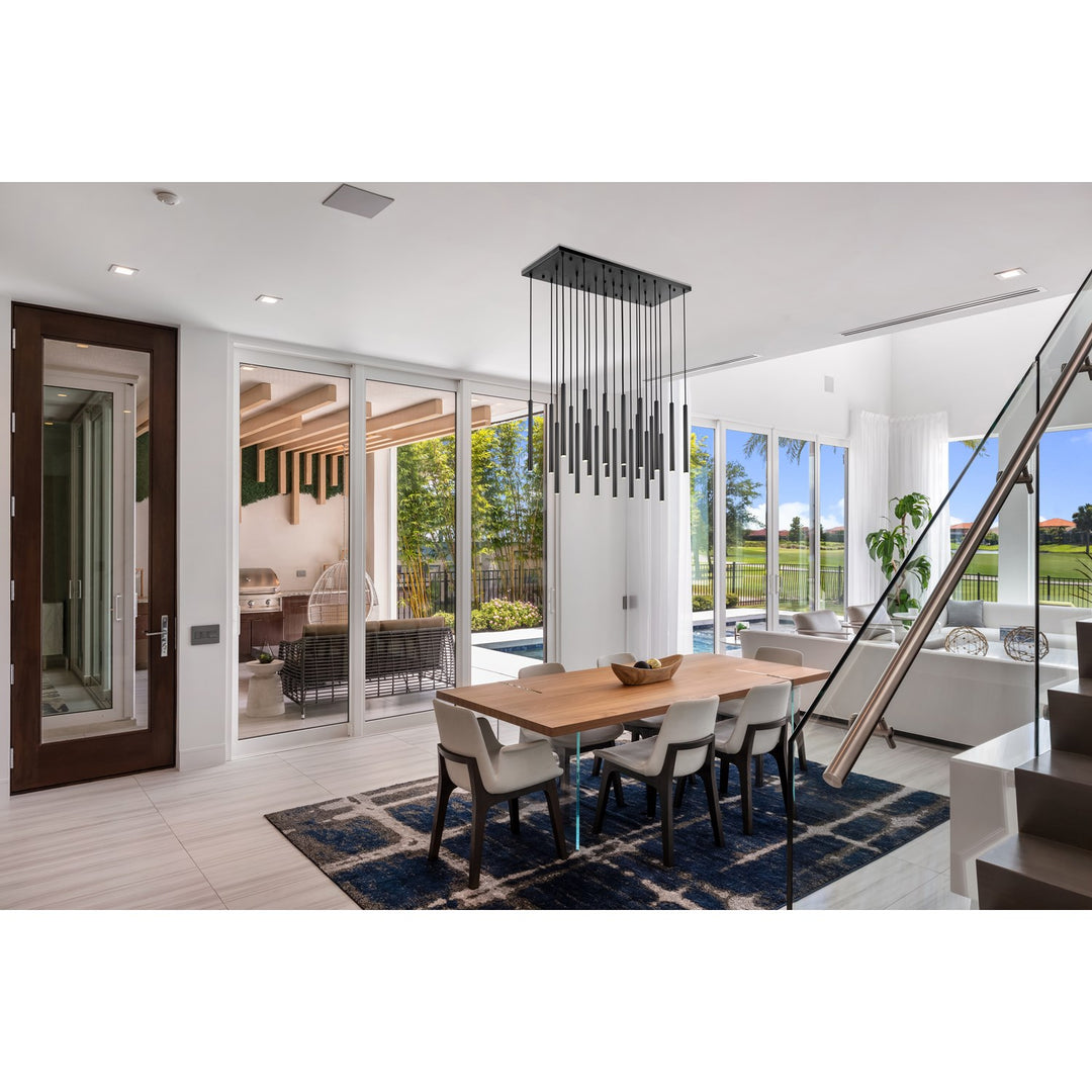 23 Light Linear Chandelier