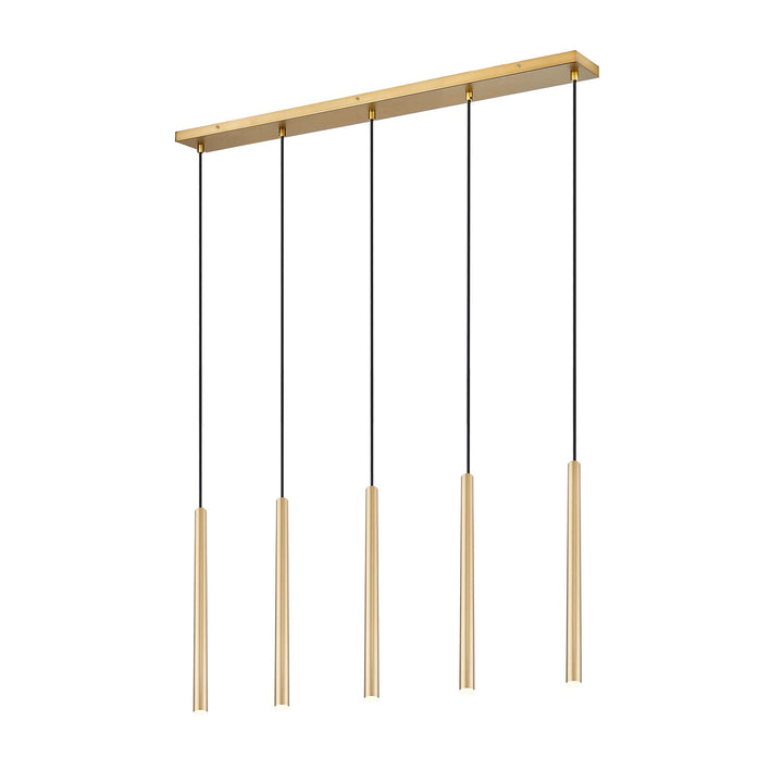 5 Light Linear Chandelier by Z-Lite