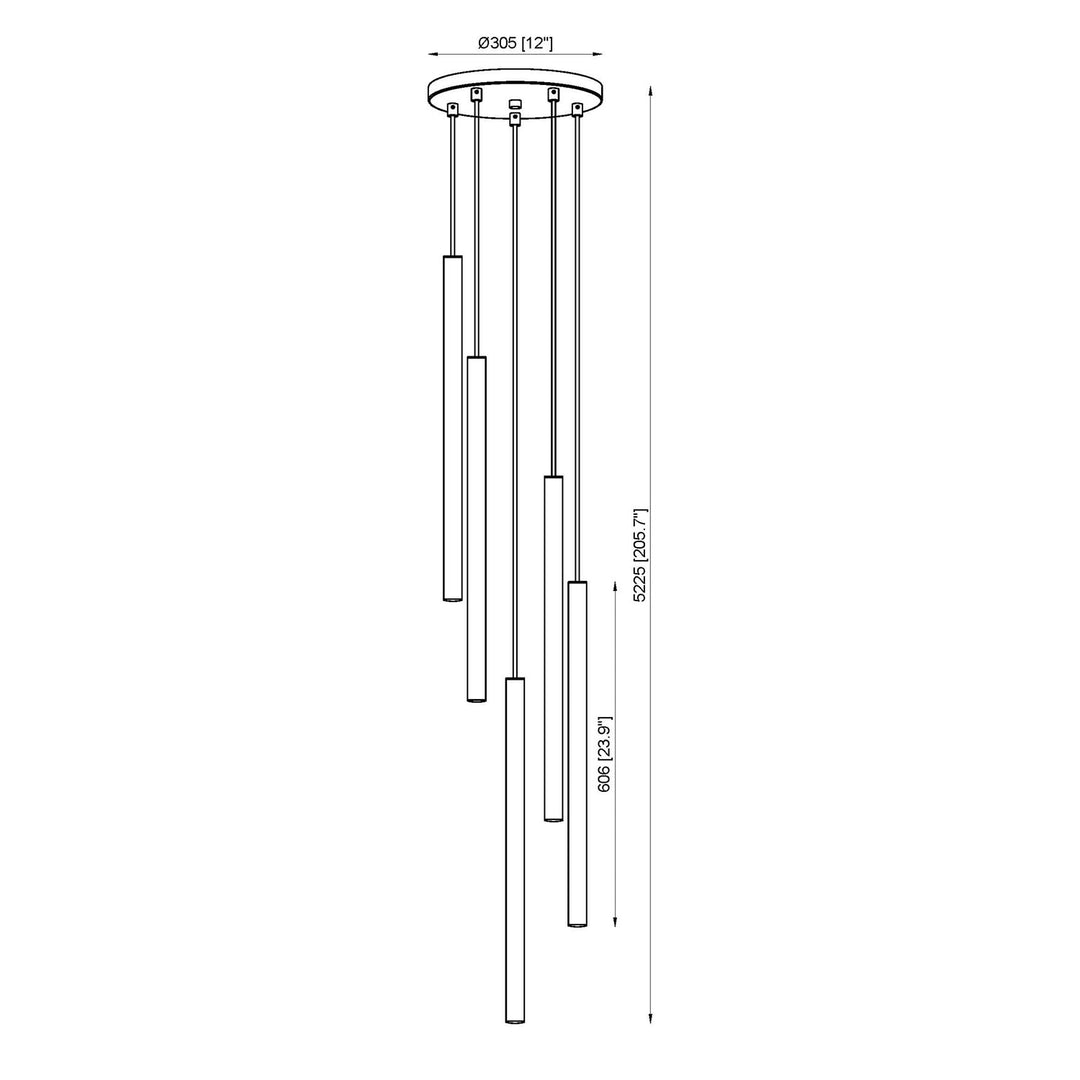 5 Light Chandelier