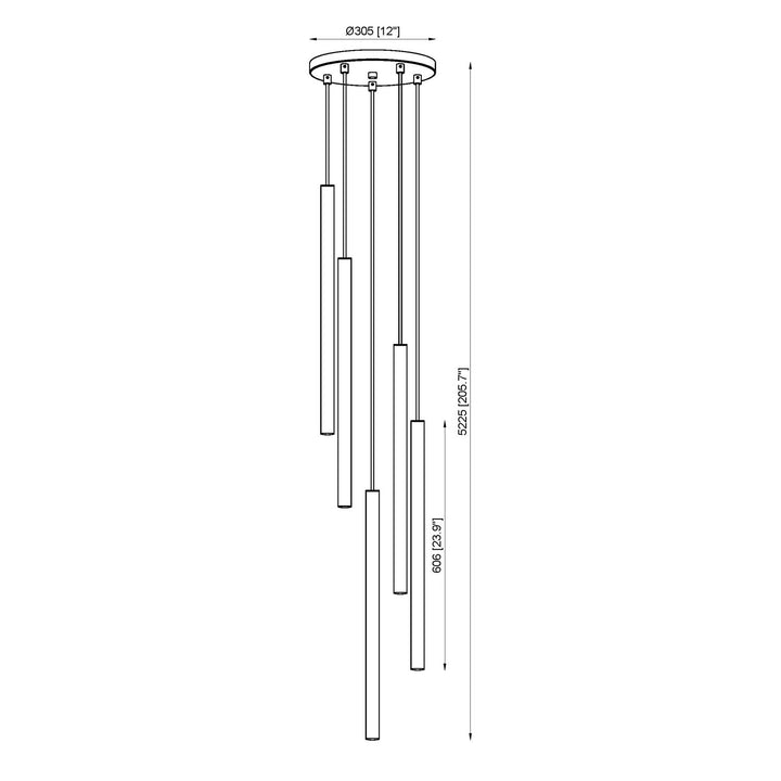 5 Light Chandelier