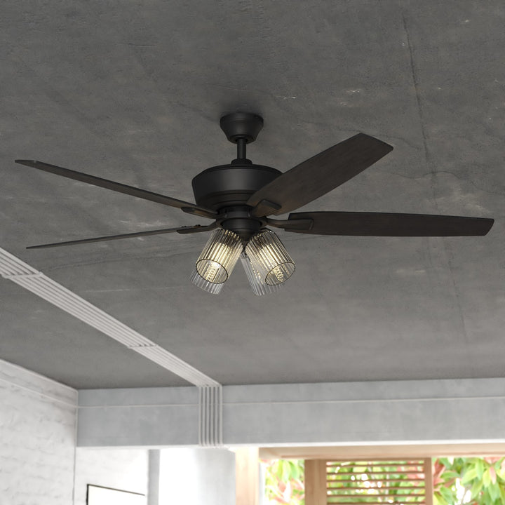 60-In. Ceiling Fan Matte Black