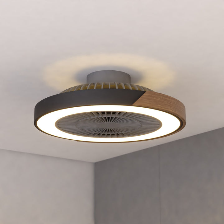 20-In. Led Ceiling Fan Matte Black
