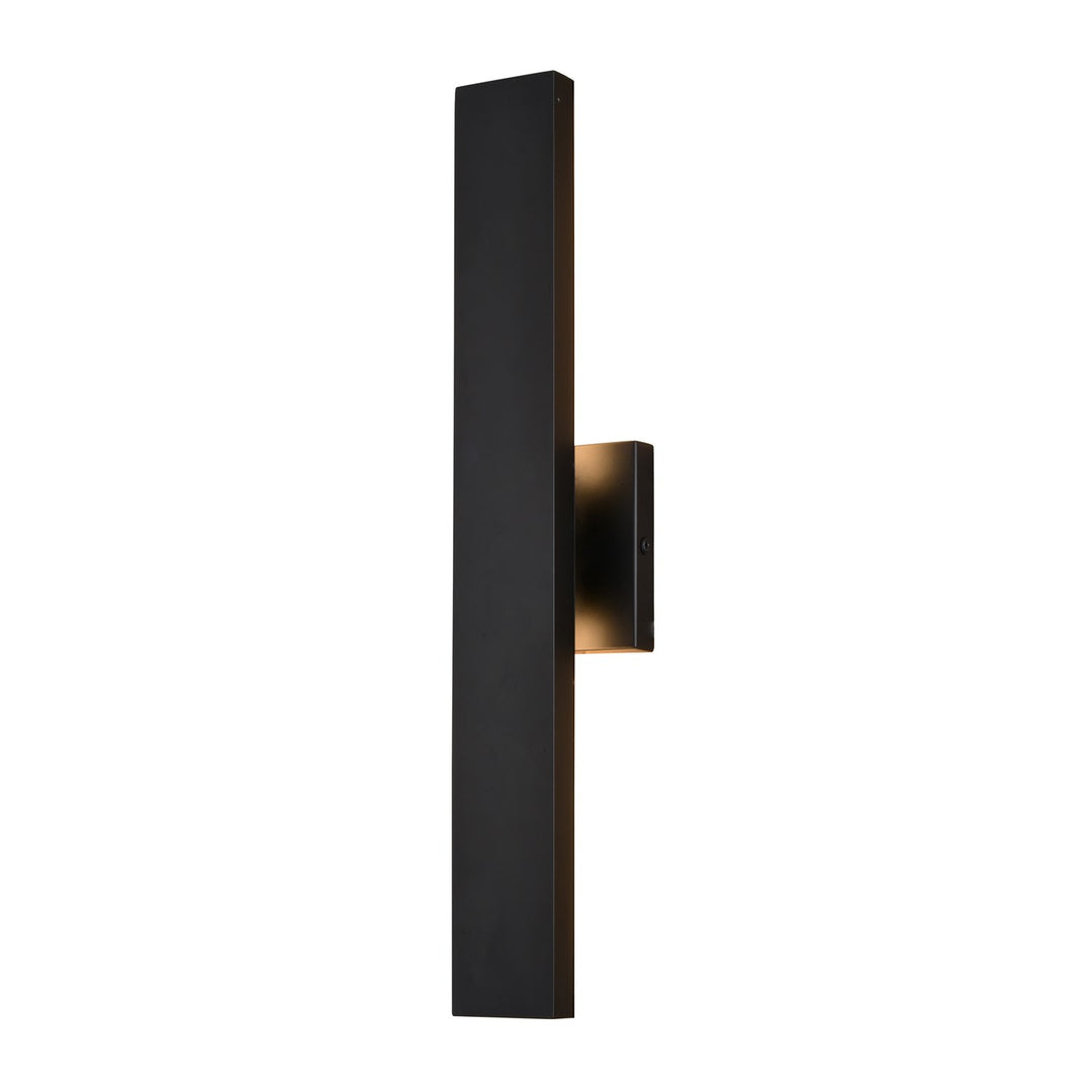 20-In. H Led Outdoor Wall Light Matte Black by Vaxcel International