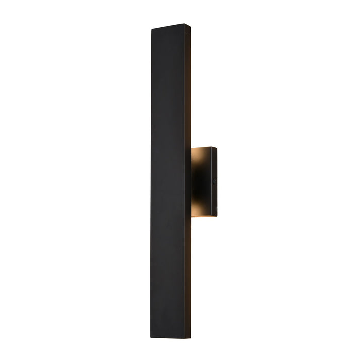 20-In. H Led Outdoor Wall Light Matte Black by Vaxcel International