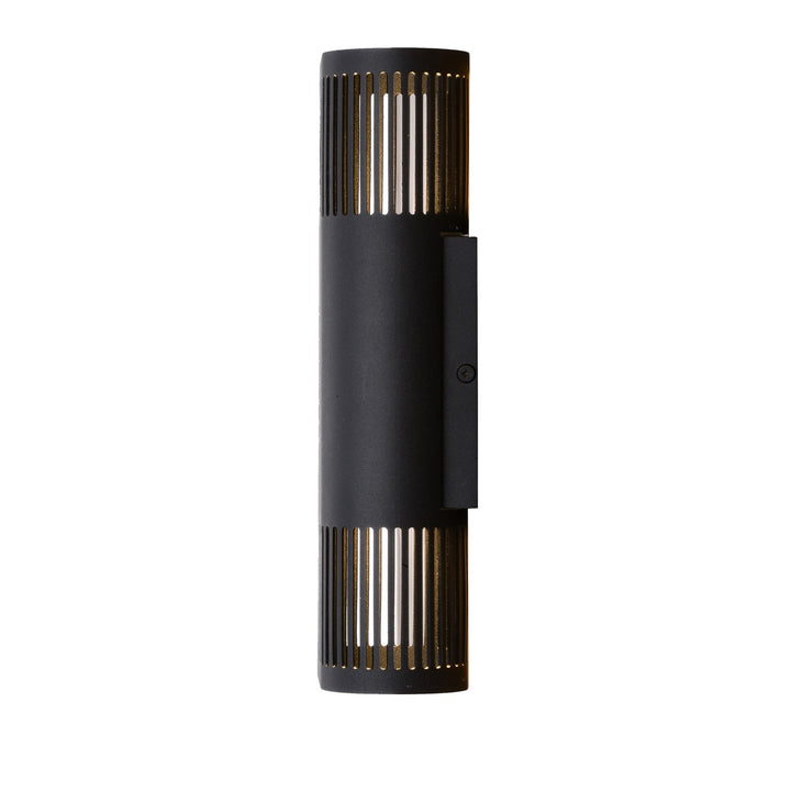 10.25-In. H Led Outdoor Wall Light Textured Black