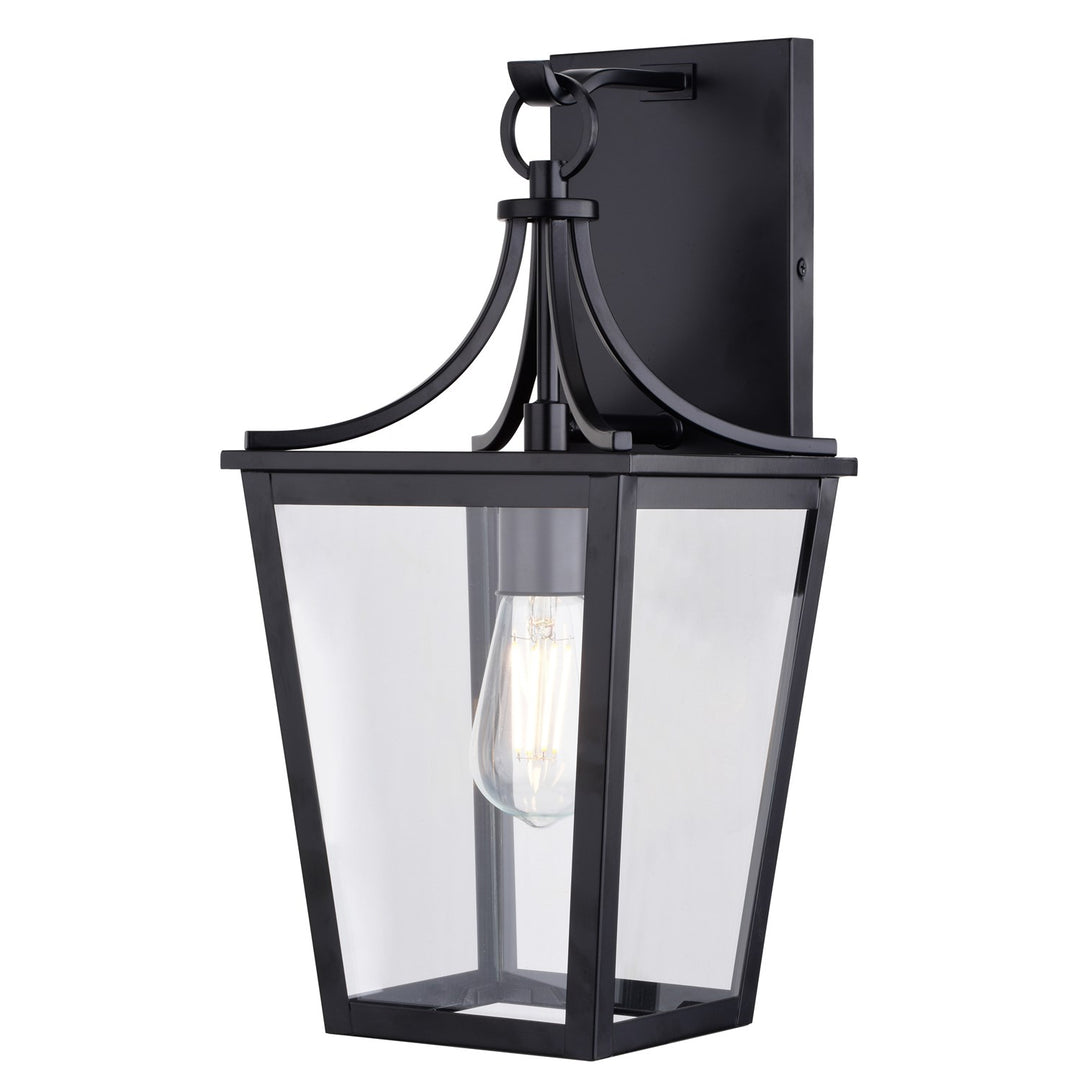 7.5-In. W Outdoor Wall Light Matte Black by Vaxcel International