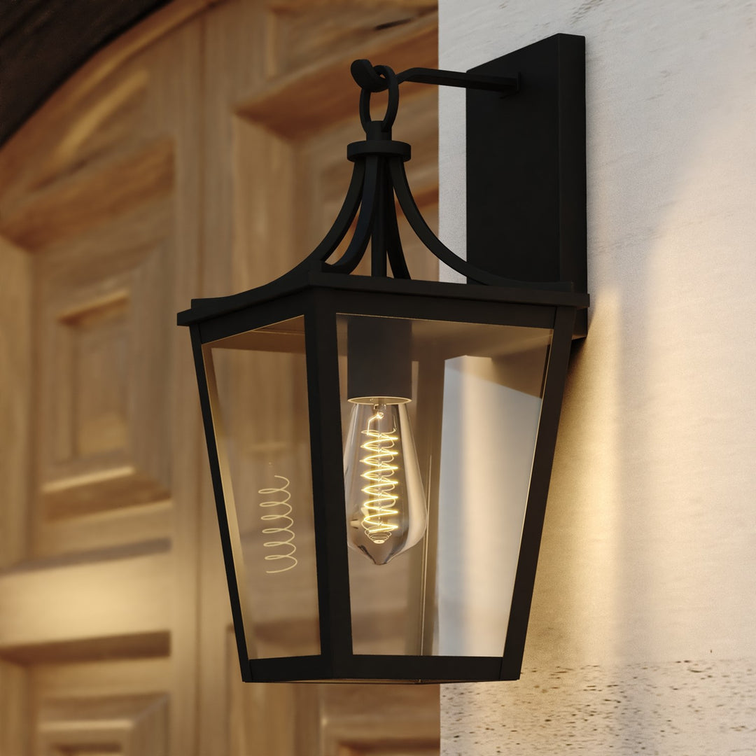 7.5-In. W Outdoor Wall Light Matte Black