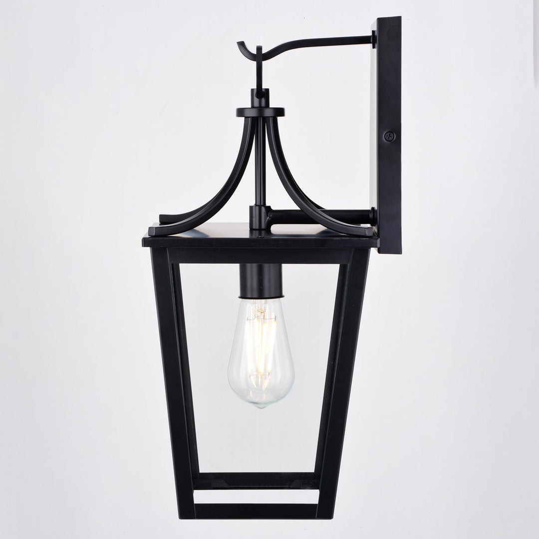 7.5-In. W Outdoor Wall Light Matte Black