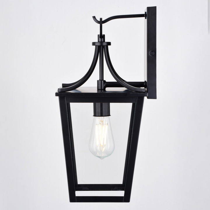 7.5-In. W Outdoor Wall Light Matte Black