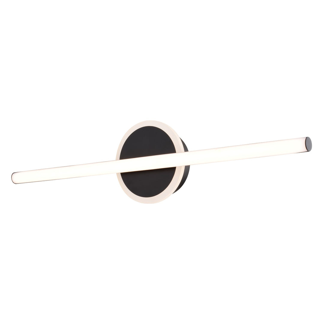 23.75-In. Led Vanity Light Matte Black by Vaxcel International