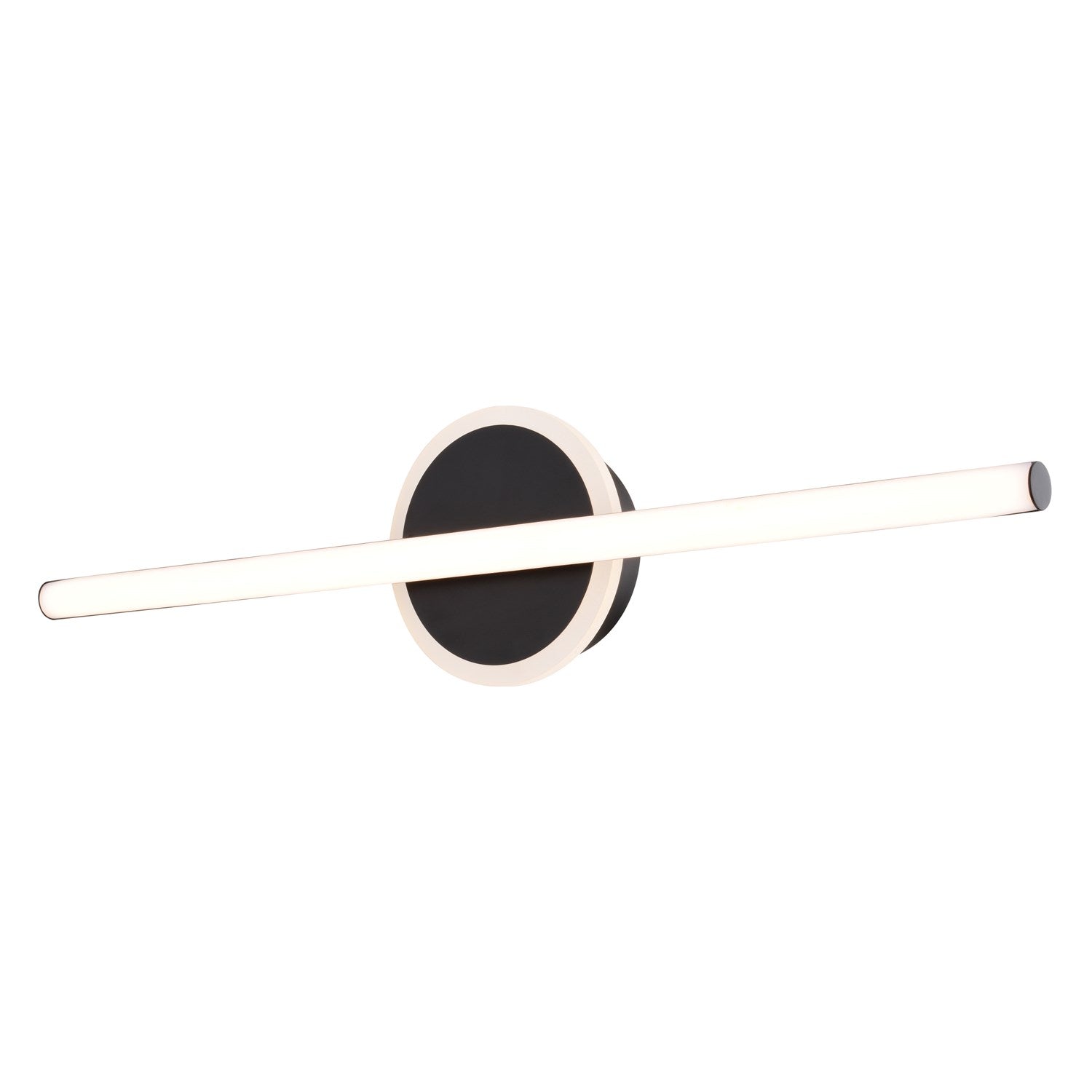 23.75-In. Led Vanity Light Matte Black by Vaxcel International