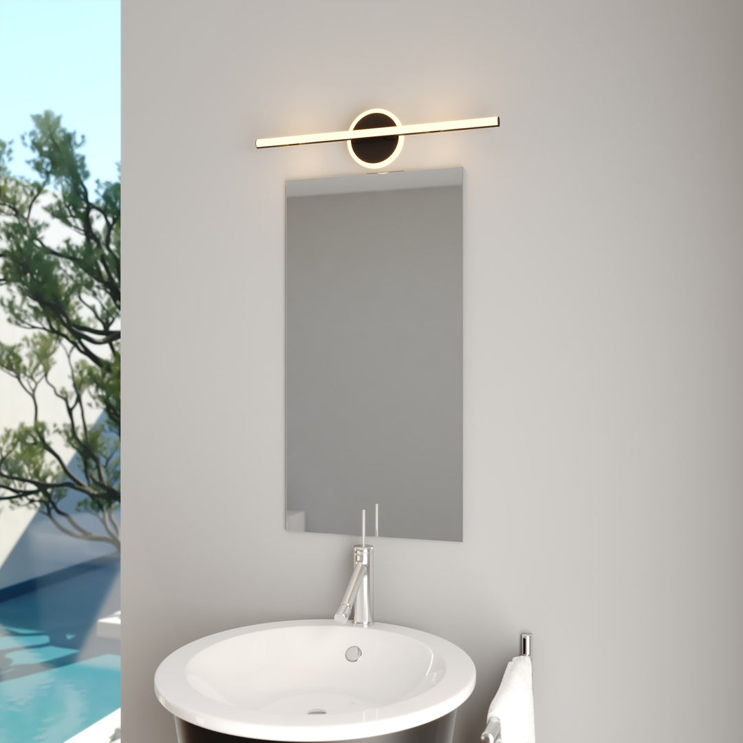 23.75-In. Led Vanity Light Matte Black