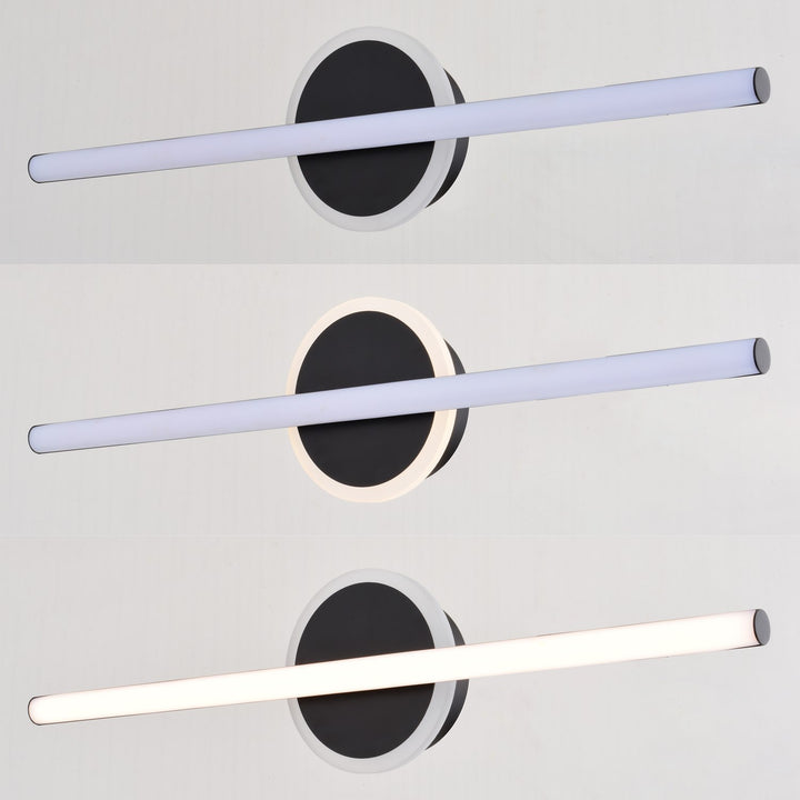 23.75-In. Led Vanity Light Matte Black