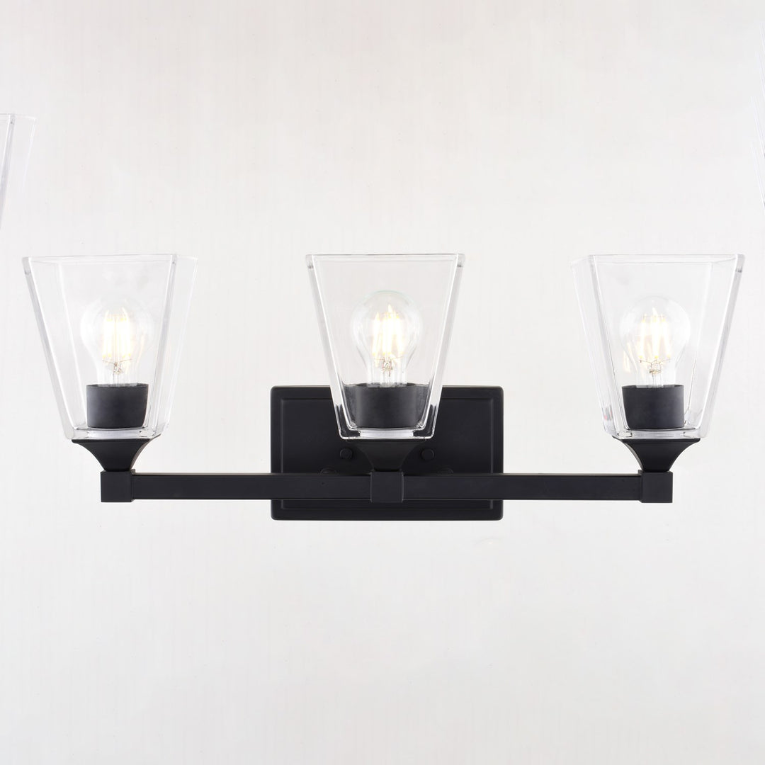 22.5-In. W Vanity Light Matte Black