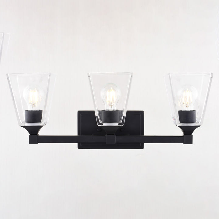 22.5-In. W Vanity Light Matte Black