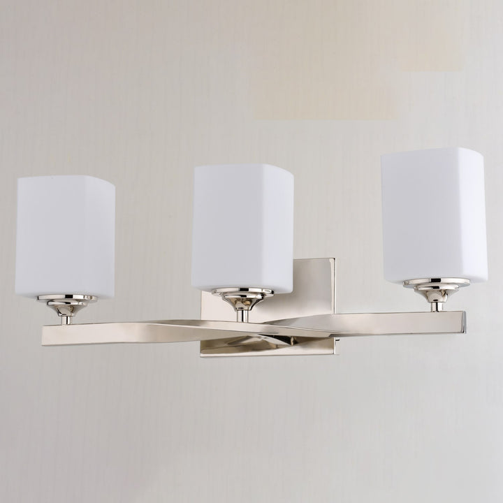 23-In. W Vanity Light Polished Nickel