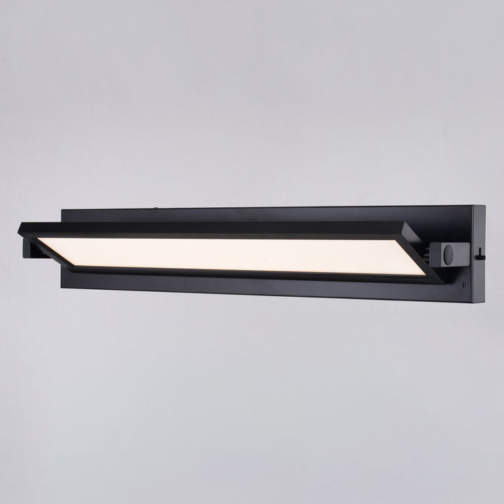 27-In. Led Vanity Light Matte Black