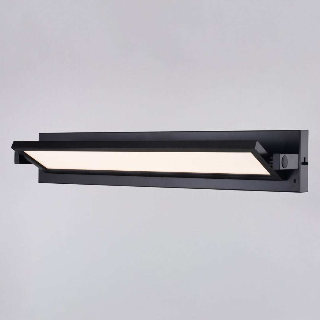 27-In. Led Vanity Light Matte Black