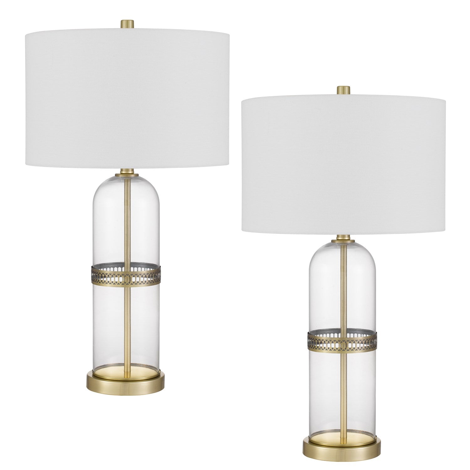 28" Height Antique Glass Table Lamp by CAL Lighting