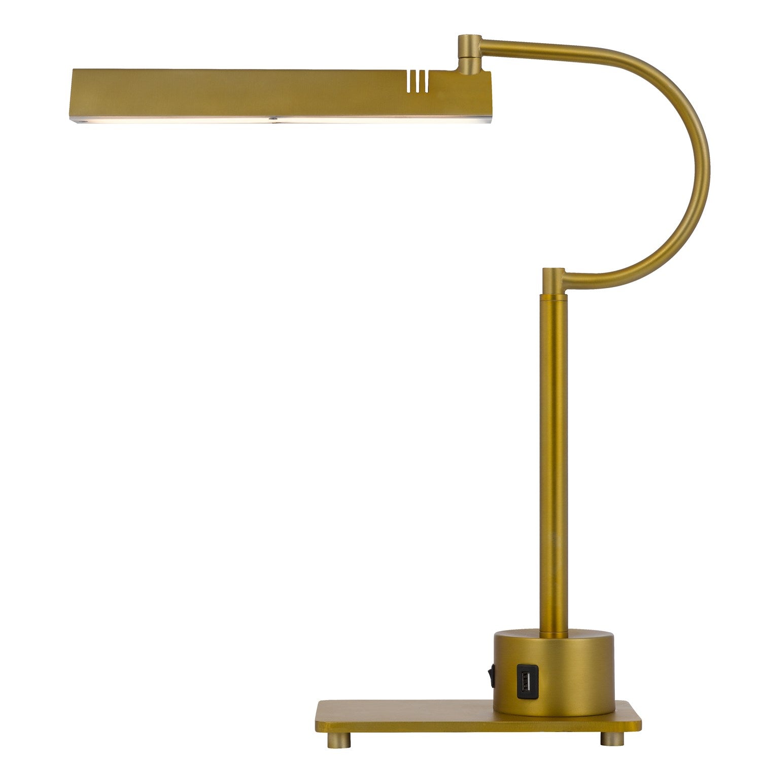 Led 12W  Metal Desk Lamp With 2 Usb Ports by CAL Lighting