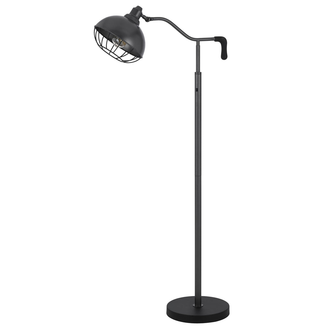 60W  Metal Floor Lamp With Adjustable Caged Shade. (Bulb Not Included) by CAL Lighting