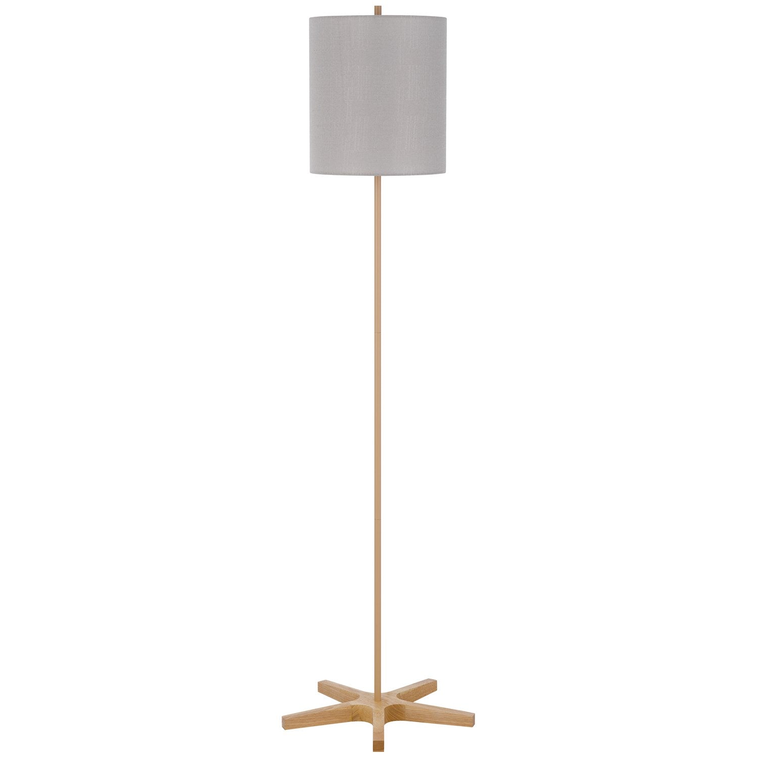 100W Metal Floor Lamp With Wooden Base by CAL Lighting