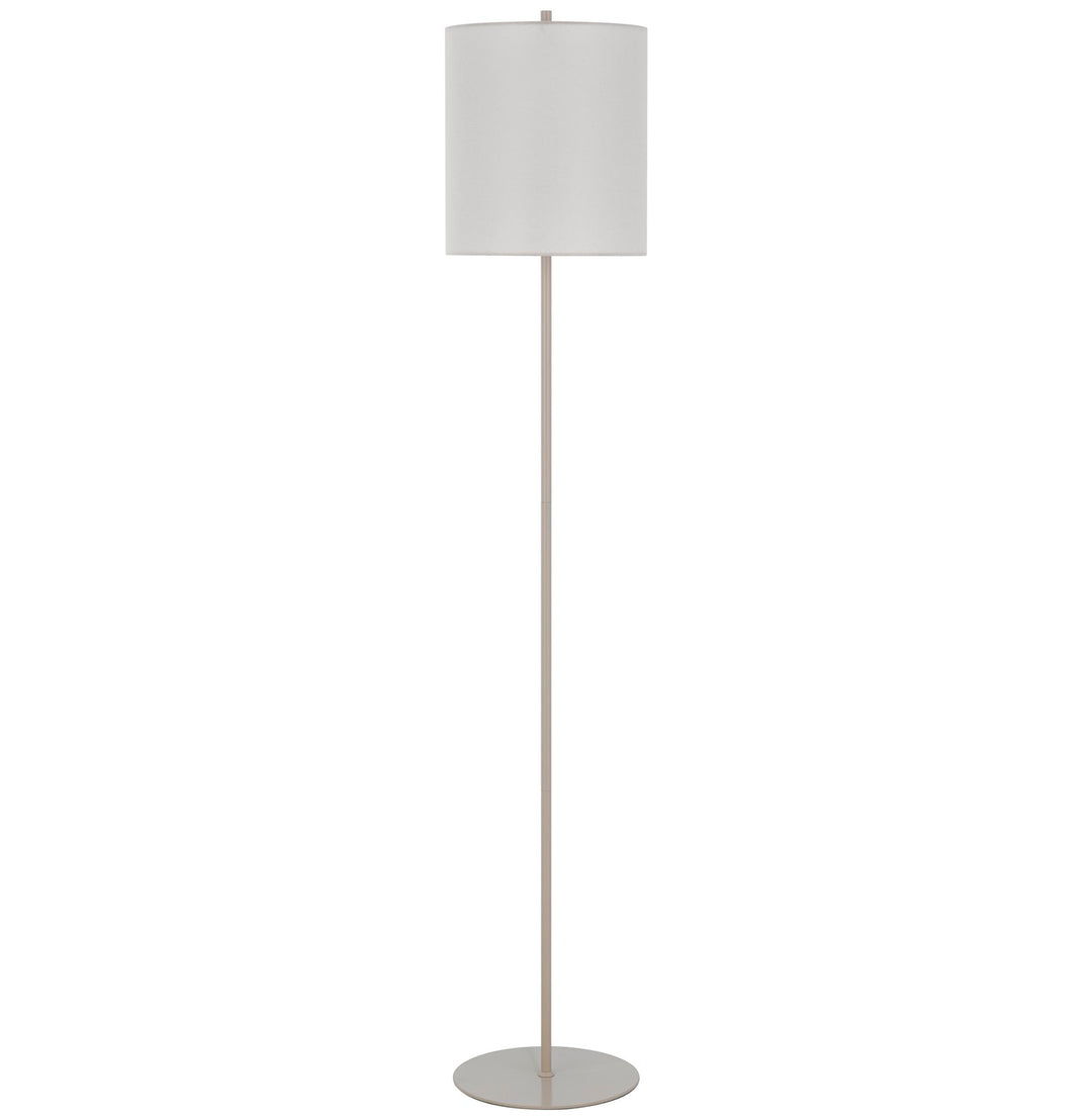 100W Metal Floor Lamp With Off White Shade by CAL Lighting