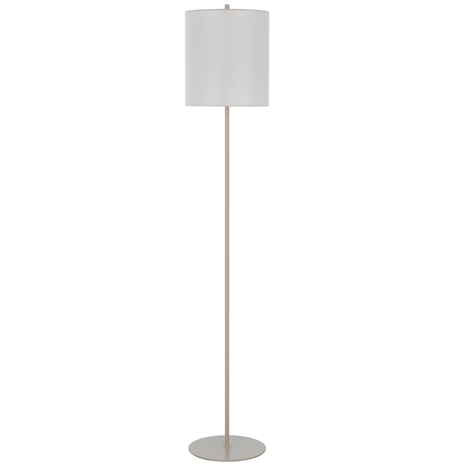 100W Metal Floor Lamp With Off White Shade by CAL Lighting