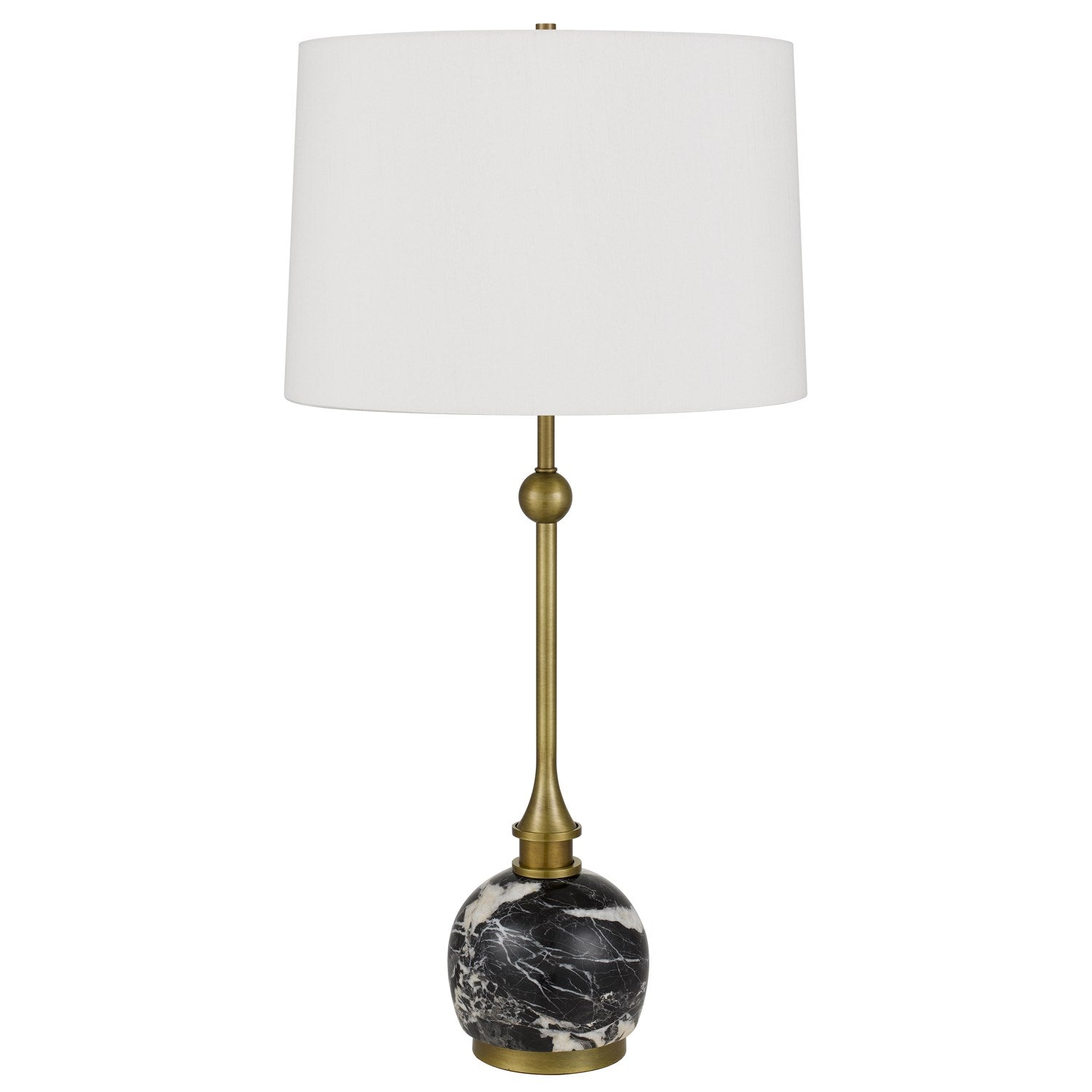 150W 3 Way  Metal Table Lamp With Marble Stone Base by CAL Lighting