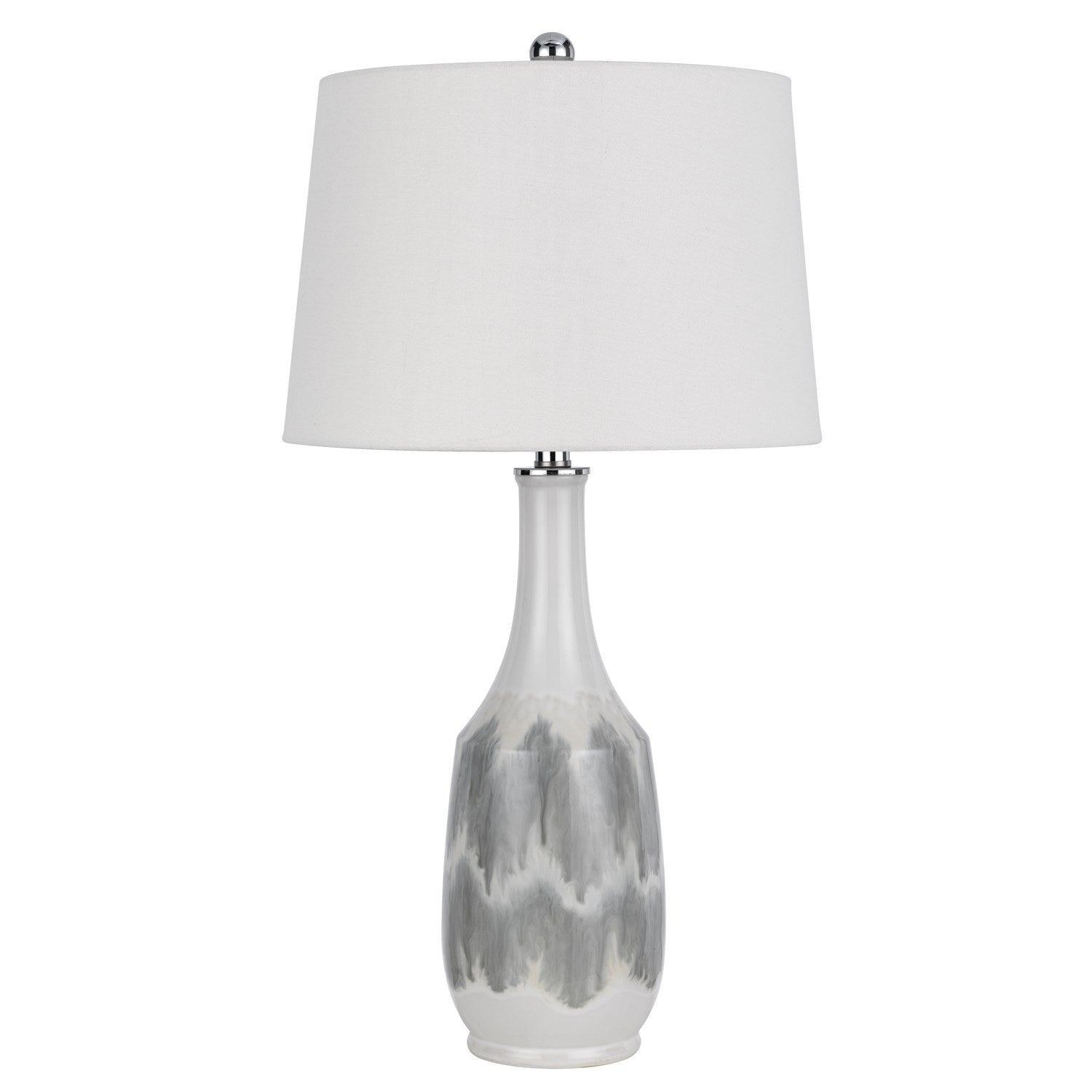150W 3 Way  Ceramic Table Lamp With Hardback Fabric Shade by CAL Lighting