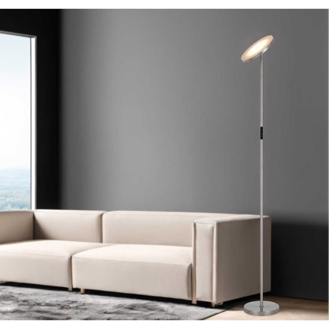30W Integrated Led Adjustable Torchiere With Dimmer Control