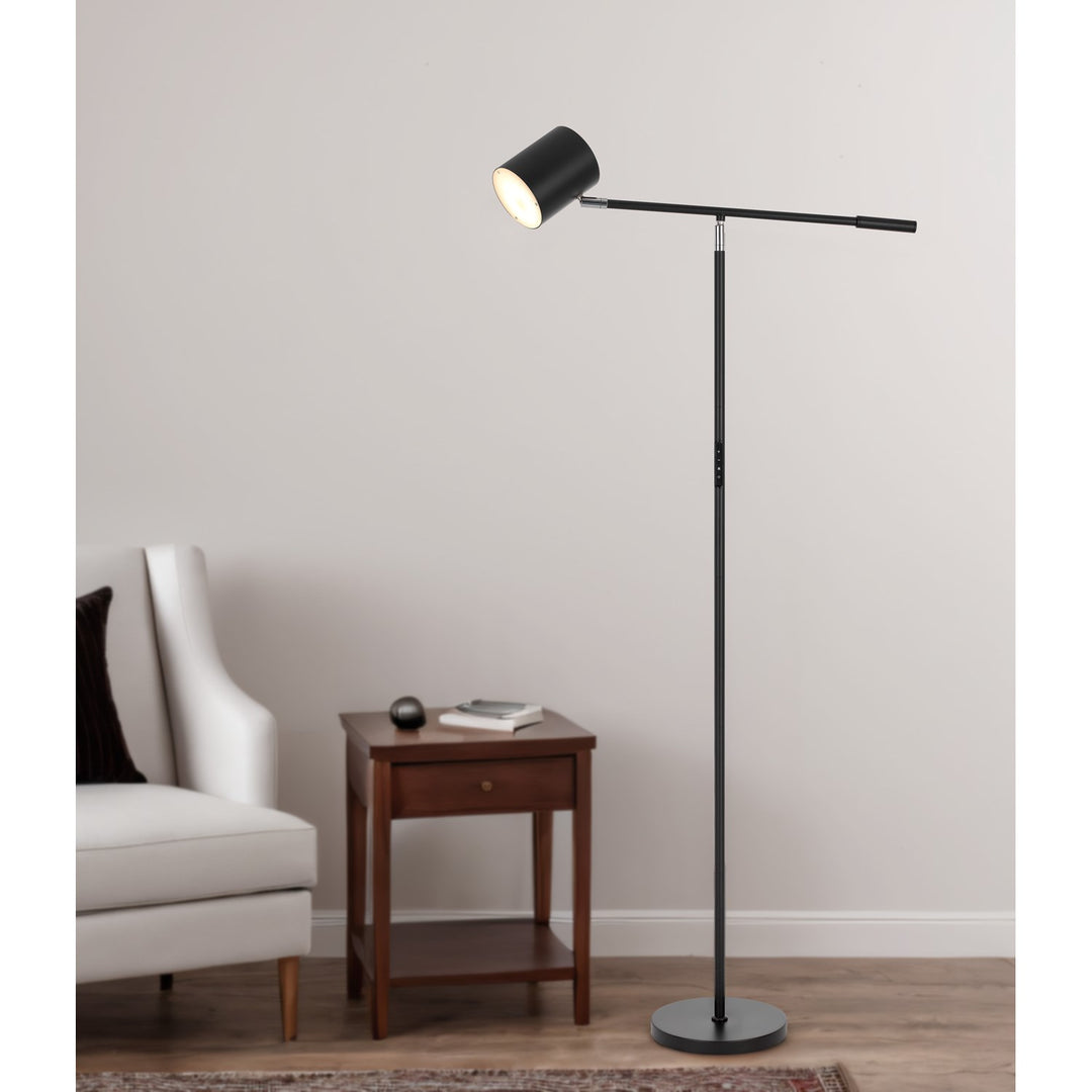 12W Integrated Led Adjustable Floor Lamp