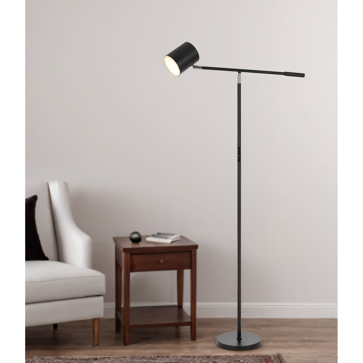 12W Integrated Led Adjustable Floor Lamp