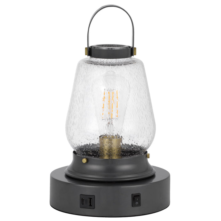 60W Terni Accent Lamp With Bubbled Glass by CAL Lighting