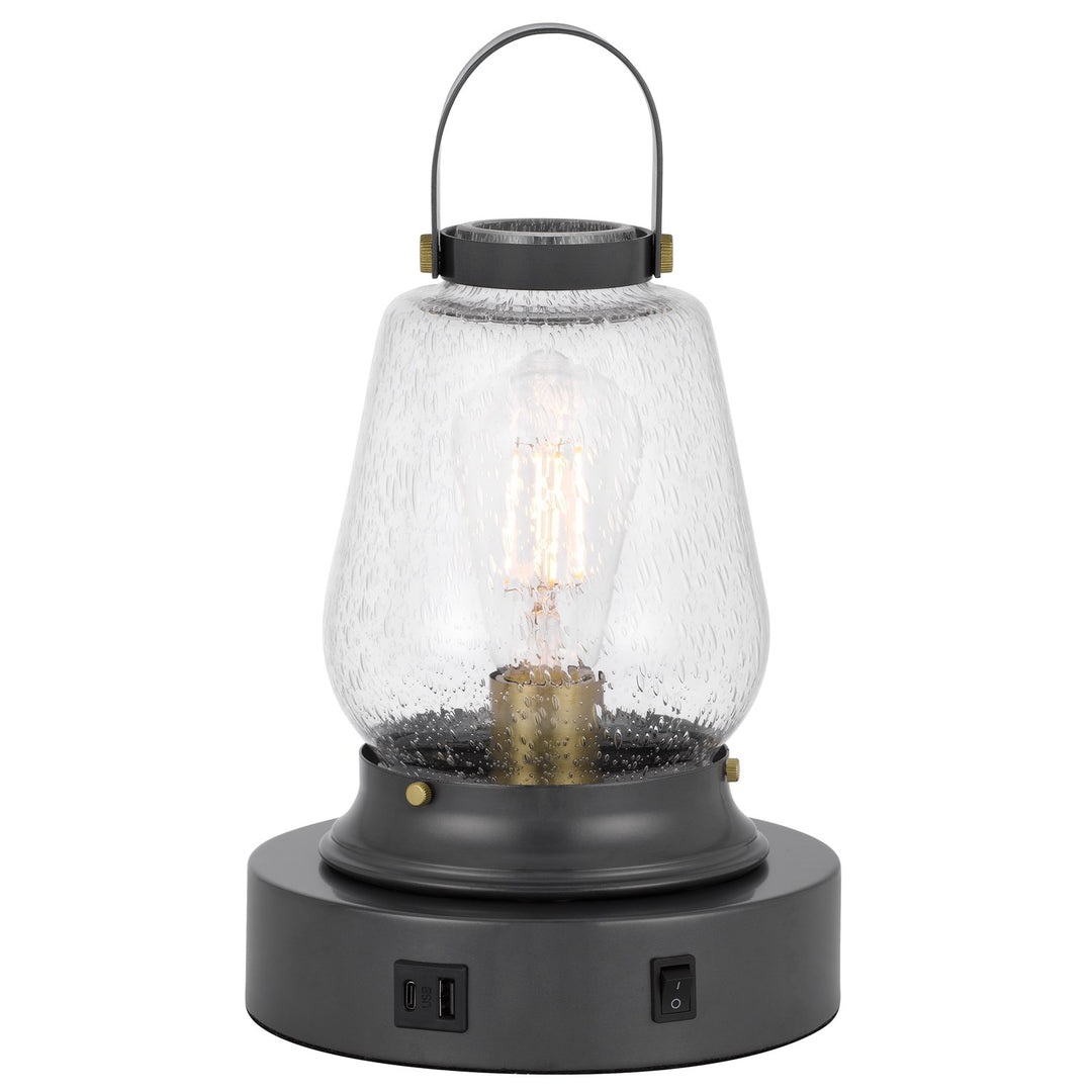 60W Terni Accent Lamp With Bubbled Glass